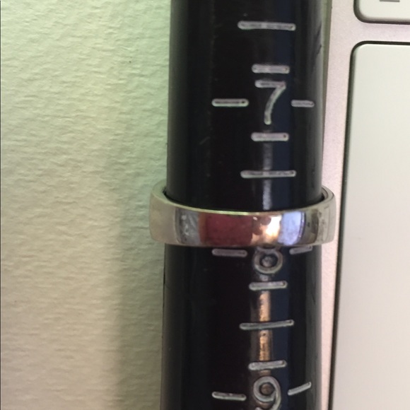 Beautiful blue Opal and CZ 925 Sterling silver ring - Picture 2 of 7